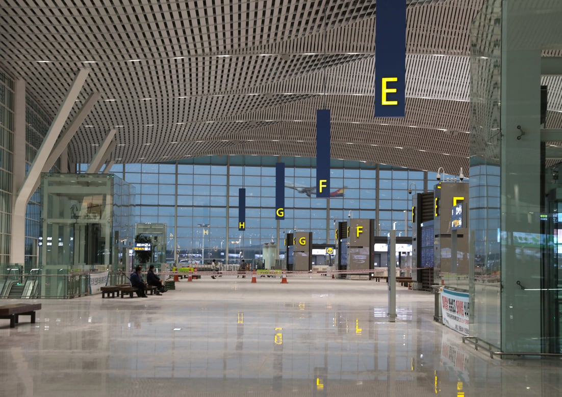 Một góc khu vực làm thủ tục